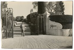 Coughlan walking through gates to Yakymour