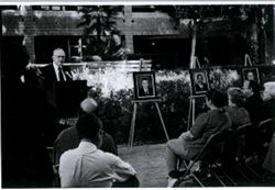 Photos of UF Deans of Education Portrait Dedication, November 2001