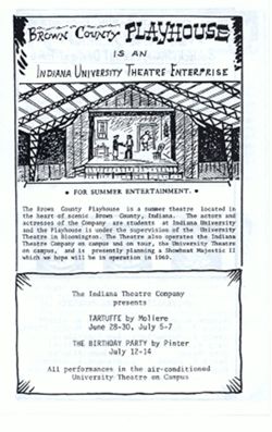 A Thurber Carnival, Brown County Playhouse, Summer 1968