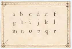 6. Alphabet A-R