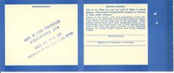 Pan Am tickets, 1962
