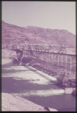 D-5=  Coulee Dam under  construction  C.W. Cushman