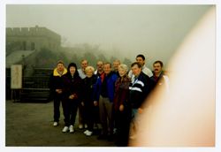 Group photo at Chinese fortress
