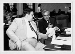 Senate chamber with Richard Miller