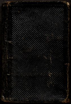 William West Mooney Diary (Chase's grandfather), 1866-1873, 1925